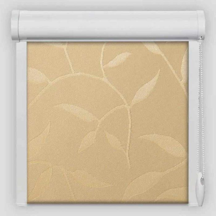 Рулонна штора Натура закритого типу Бежевий
