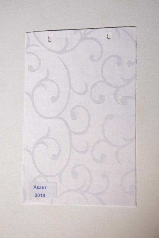 Рулонна штора Акант закритого типу Білий