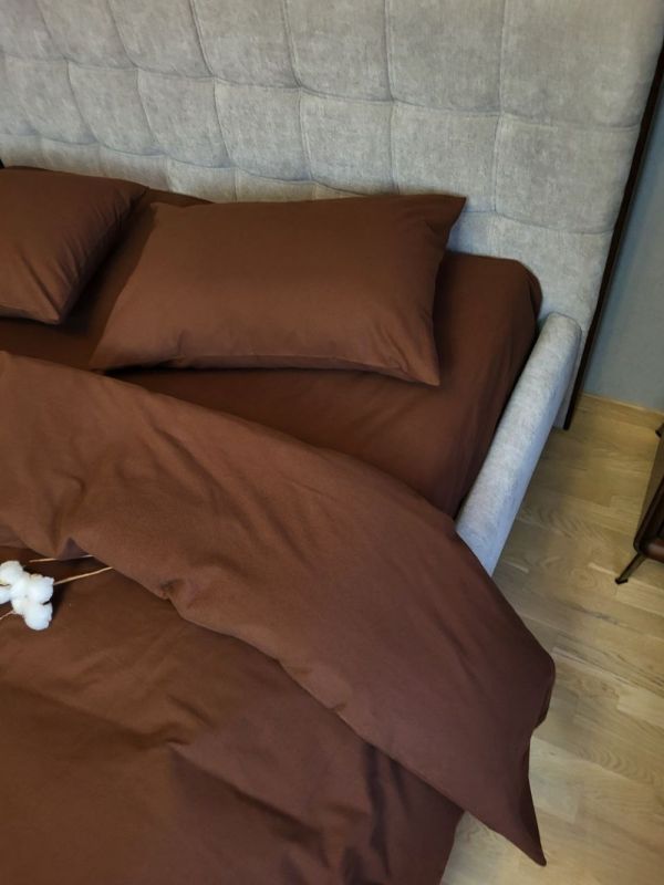 Пряний шоколад S181-122, Turkish flannel (Полуторний)