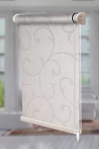 Рулонна штора Акант відкритого типу Молочний