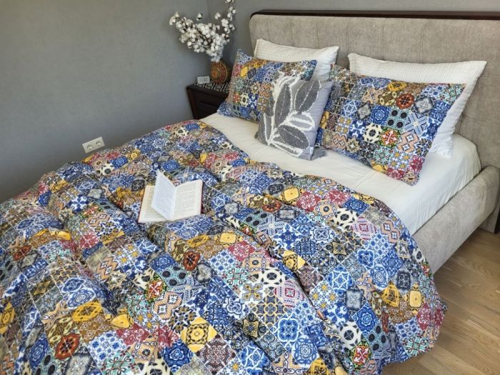 Мозаїка NEW/шампань, Turkish flannel (Полуторний)