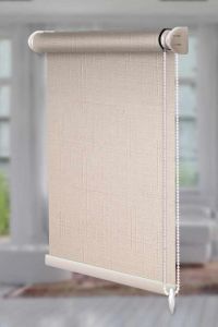 Рулонна штора Льон відкритого типу Шампань (Len-RSS-01-2086)