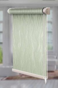Рулонна штора Lazur відкритого типу М'ятний