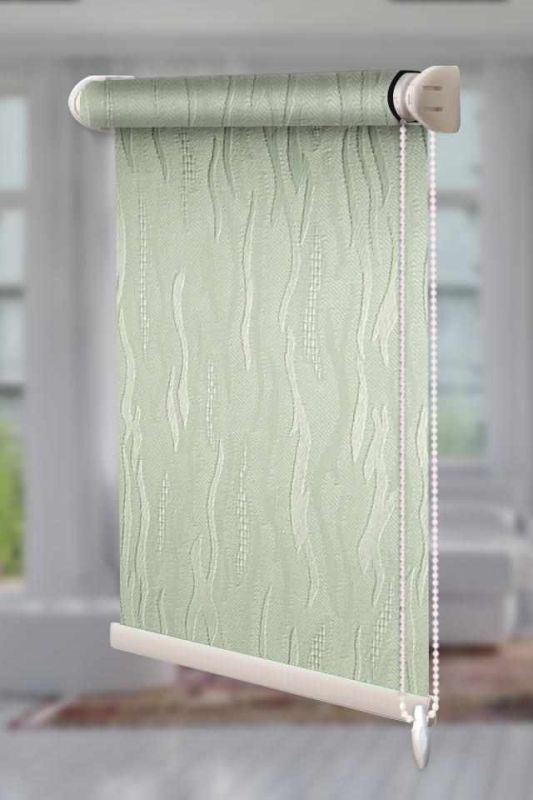 Рулонна штора Lazur відкритого типу М'ятний