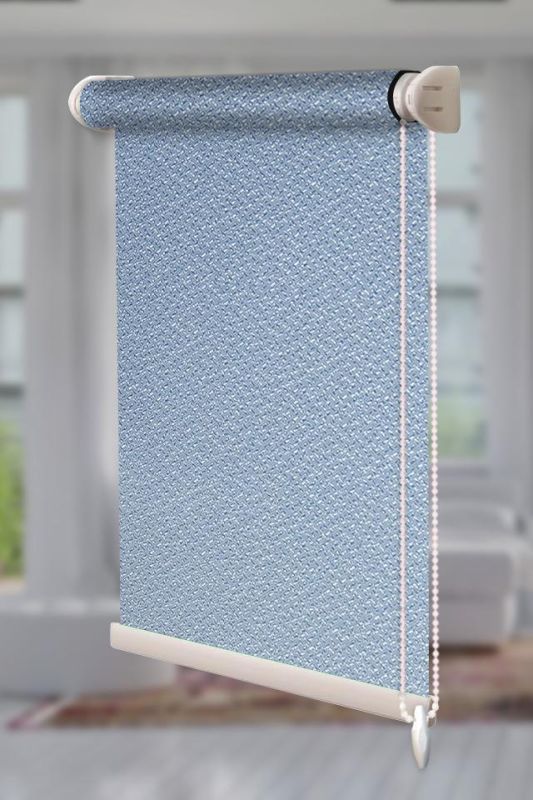 Рулонна штора Pearl відкритого типу Блакитний