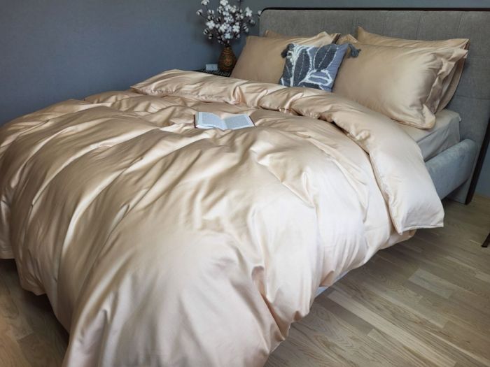 Сатин однотонний SOFT SALMON, №169 (Полуторний)