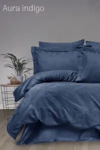Двоспальний Євро комплект Tivo Home Aura Indigo Жаккард