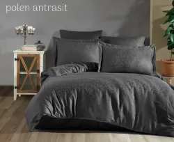 Двоспальний Євро комплект Tivo Home Polen Antrasit Жаккард