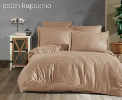 Двоспальний Євро комплект Tivo Home Polen Capucino Жаккард