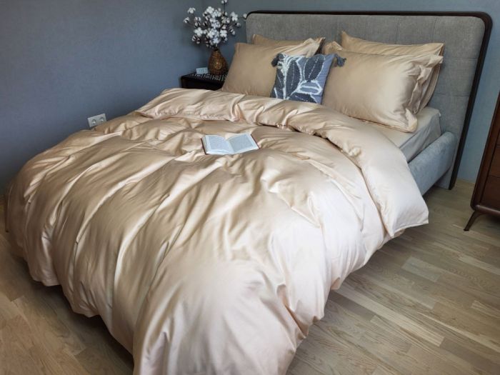 Сатин однотонний SOFT SALMON, №169 (Полуторний)