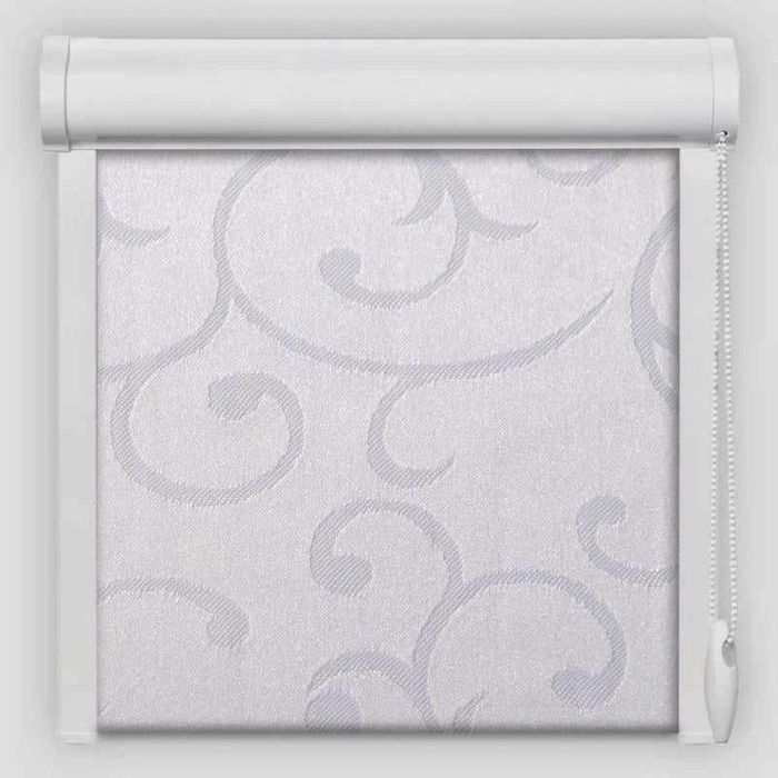 Рулонна штора Акант закритого типу Білий