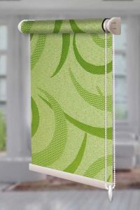 Рулонна штора Фестиваль відкритого типу Зелений