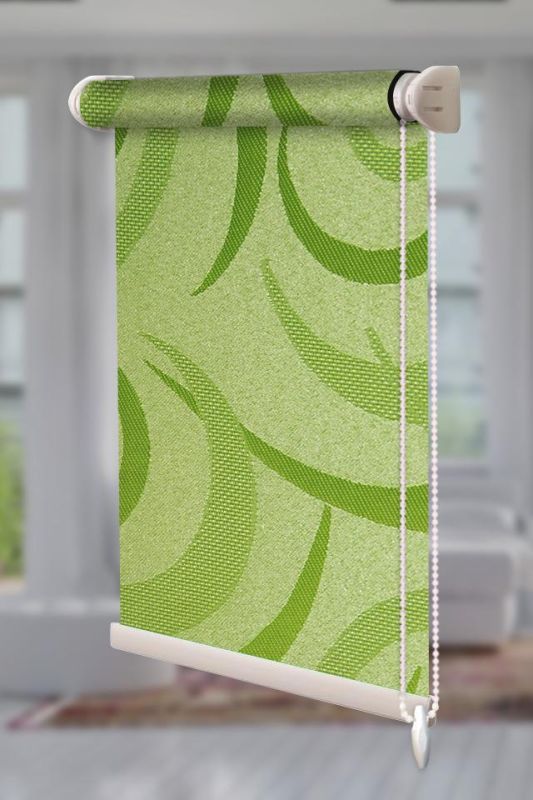 Рулонна штора Фестиваль відкритого типу Зелений