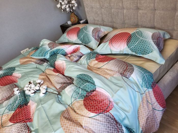 Сатин PREMIUM, TOLEDO COLORFUL підк. Цільн. (Полуторний)