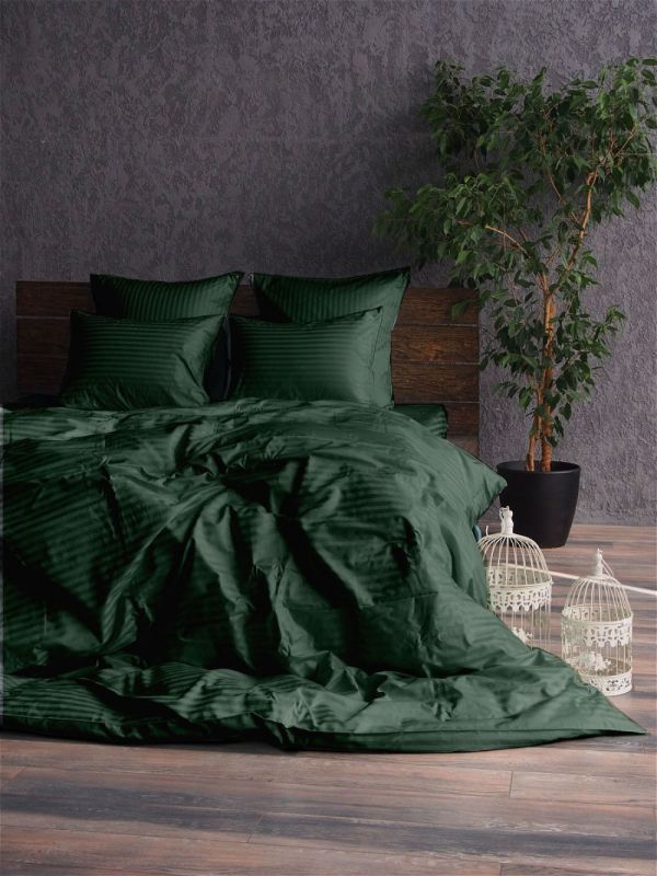 Stripe LUX GREEN 1/1см (Полуторний)