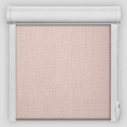 Рулонна штора Льон закритого типу Молочний