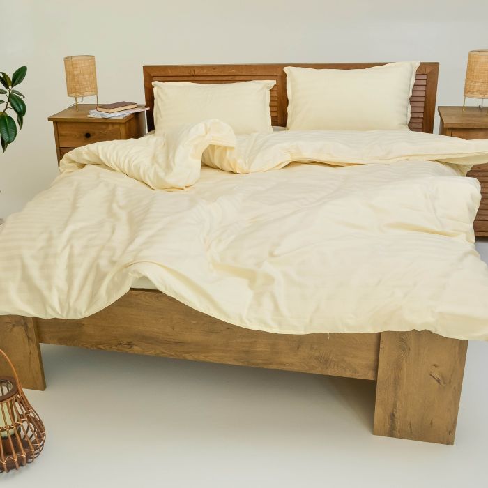 Комплект постільної білизни Tiare Полуторний Сатин Stripe 70