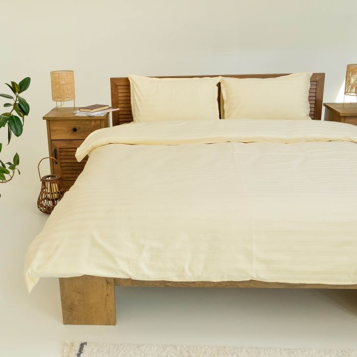 Комплект постільної білизни Tiare Полуторний Сатин Stripe 70