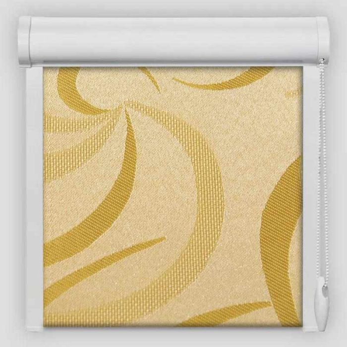 Рулонна штора Фестиваль закритого типу Помаранчевий