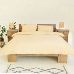 Комплект постільної білизни Tiare Двоспальний Сатин Stripe 72