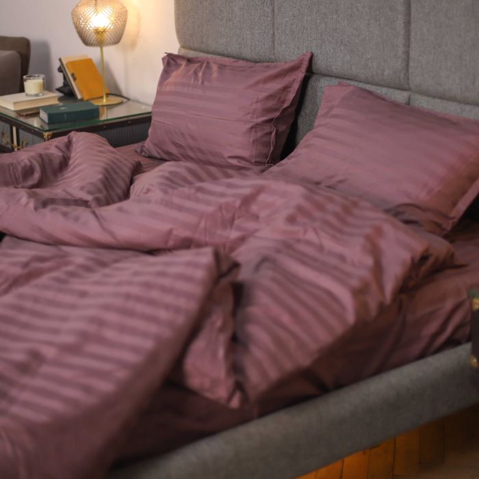 Комплект постільної білизни Tiare Полуторний Сатин Stripe 73