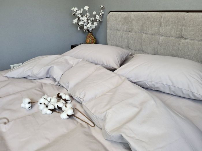 Сірий мусон S146, Turkish flannel (Полуторний)