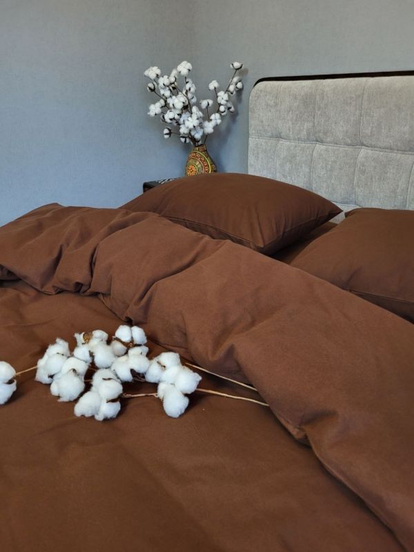 Пряний шоколад S181-122, Turkish flannel (Полуторний)