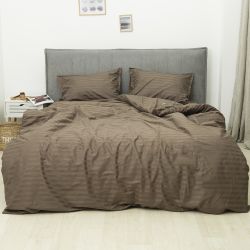 Комплект постільної білизни Tiare Євро Сатин Stripe 77