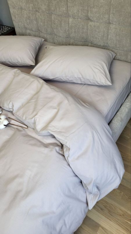 Сірий мусон S146, Turkish flannel (Полуторний)