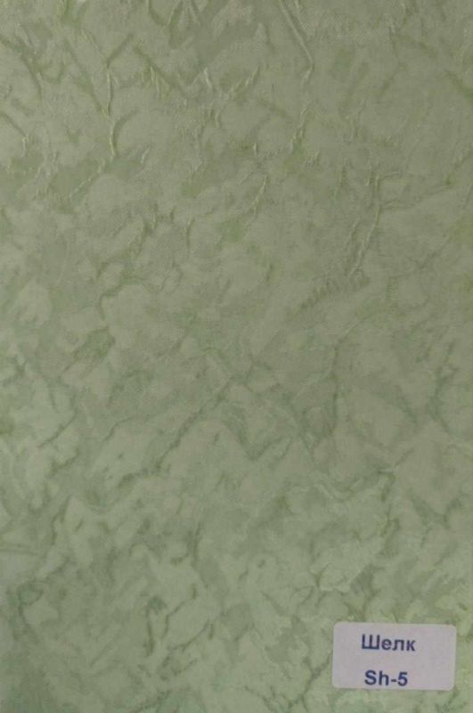 Рулонна штора Шовк відкритого типу Зелений