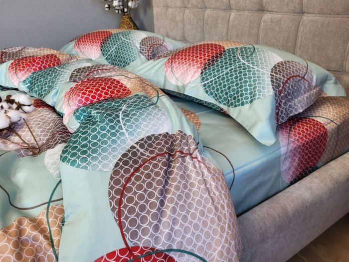 Сатин PREMIUM, TOLEDO COLORFUL UNO (Полуторний)