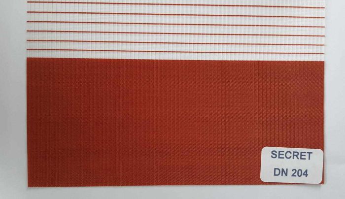 Рулонна штора Secret 20С8 день-ніч відкритого типу Цегляний