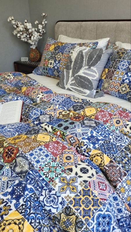 Мозаїка NEW/шампань, Turkish flannel (Полуторний)