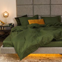 Комплект постільної білизни Tiare Двоспальний Сатин Stripe 81