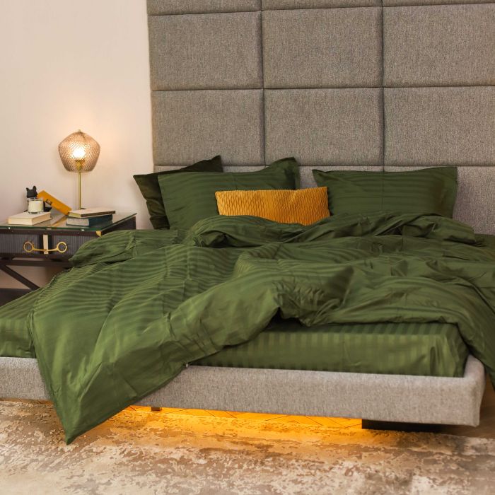 Комплект постільної білизни Tiare Двоспальний Сатин Stripe 81