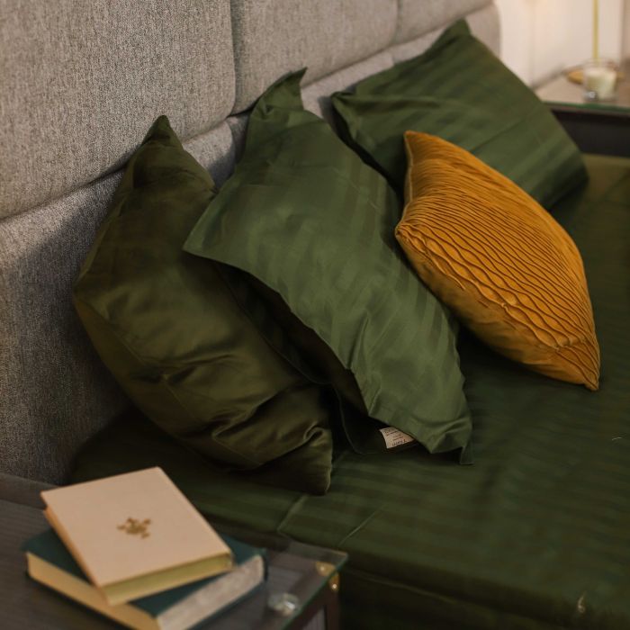 Комплект постільної білизни Tiare Двоспальний Сатин Stripe 81