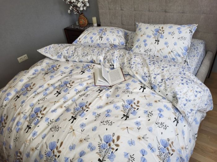 Блакить, cotton підк. Цільн. (Полуторний)