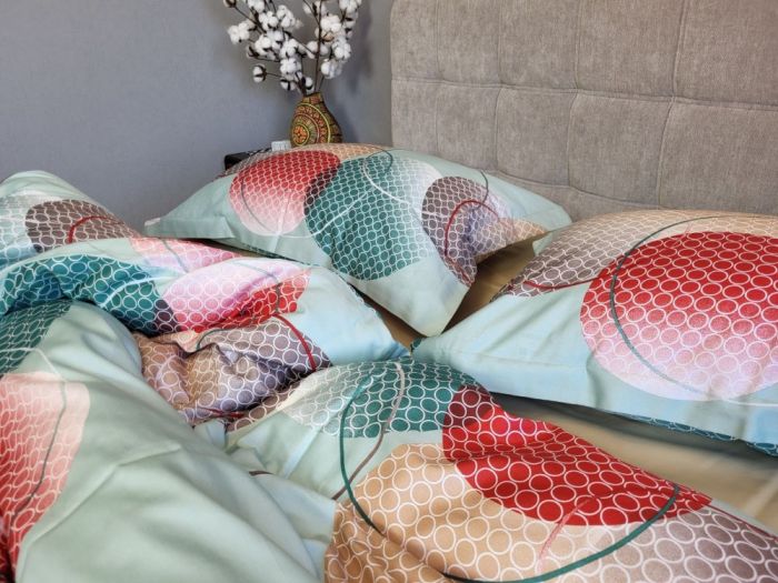 Сатин PREMIUM, TOLEDO COLORFUL підк. Цільн. (Полуторний)