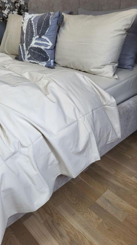 Світлий беж, бязь PREMIUM (Полуторний)