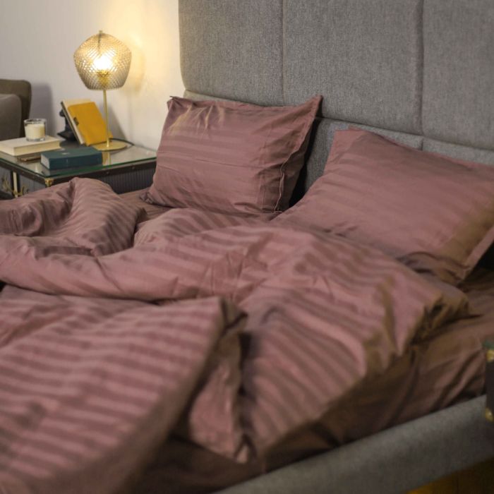 Комплект постільної білизни Tiare Полуторний Сатин Stripe 86