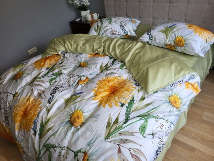 Сатин PREMIUM, SUNSHINE нав 50*70см (Полуторний)