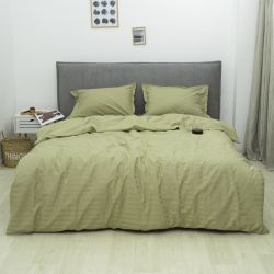 Комплект постільної білизни Tiare Двоспальний Сатин Stripe 87