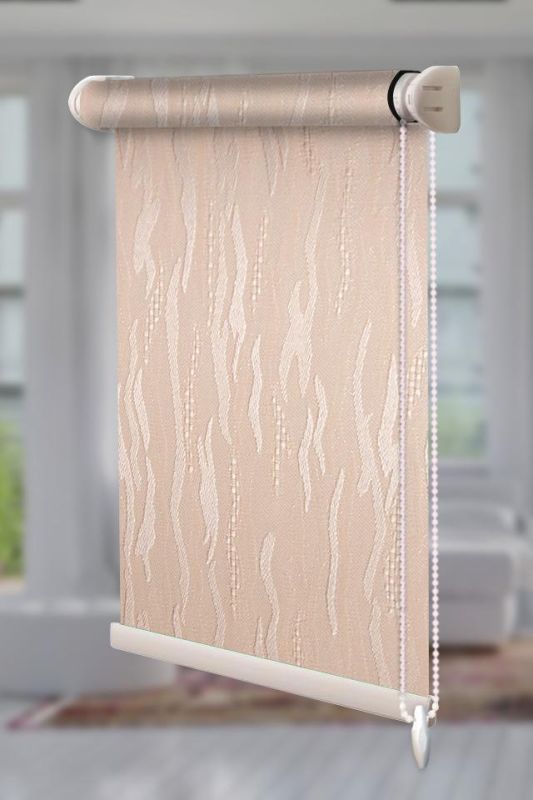 Рулонна штора Lazur відкритого типу Персиковий