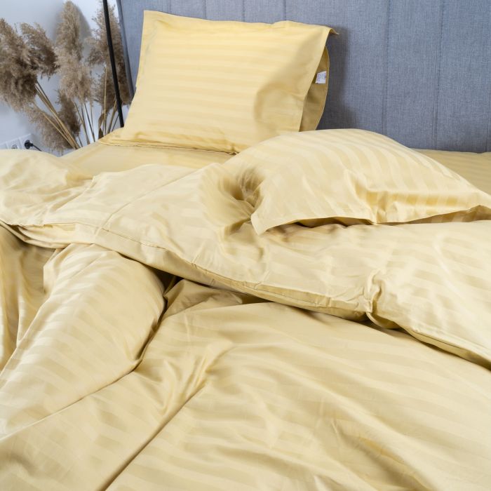 Комплект постільної білизни Tiare Сімейний Сатин Stripe 89