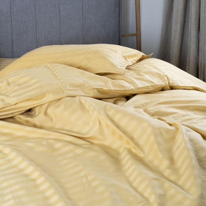 Комплект постільної білизни Tiare Сімейний Сатин Stripe 89