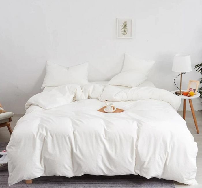 WHITE, cotton (Полуторний)