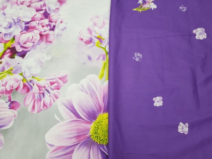 Бузок, сатин (Полуторний)