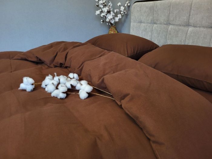 Пряний шоколад S181-122, Turkish flannel (Полуторний)