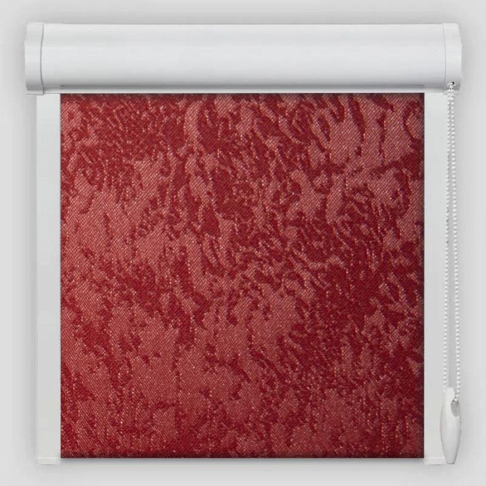 Рулонна штора Агат закритого типу Червоний