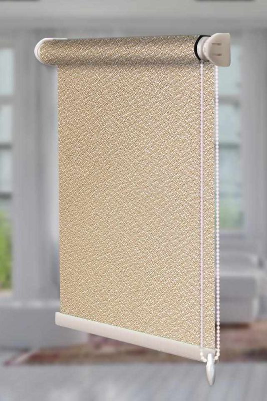 Рулонна штора Pearl відкритого типу Бежевий